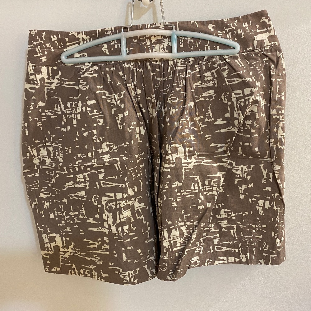 J. Crew Patterned Cotton Skirt - Size 6